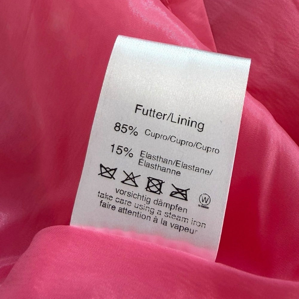 Talbot Runhof NWT Pink Orange Purple Metallic Voile Flower Bouquet Maxi Dress - Picture 11 of 12